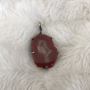 Glazed rock pendent